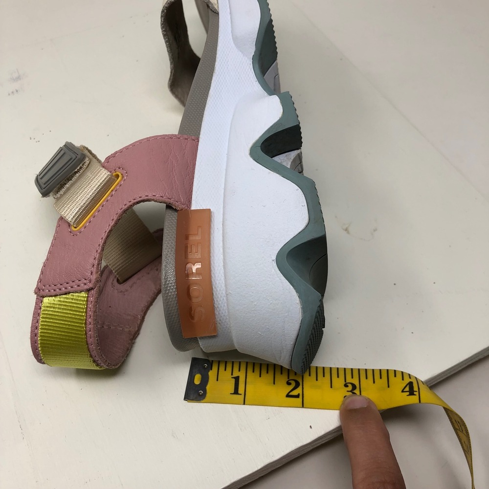Sorel Kinetic Impact Sandals Womens 8 Pink White Chunky Sporty Streetwear Active - Picture 12 of 16
